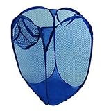 SODIAL(R)折り畳み式ポップアップ洗濯ランドリーバスケットバッグストレージ