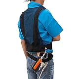 個人用冷却器 冷却ベスト 作業着 コンプレッサーに繋ぐだけ 熱中症対策 冷却器 溶接 クールベスト 熱中症 予防 に ！ (黒)