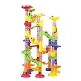 Wishtime 105pcs ビーズコースター おもちゃ ボリュームアップセット 子供 積み木 くるくる ラトルタワー 知育玩具（Amazon配送代行 2日間お届け）