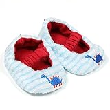 今治タオル きょうりゅう 片面ガーゼ ベビータオル isso ecco (シューズ, ブルー)