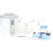 ヨーグルティアS YS-01G ヨーグルトメーカー Amazon | TANICA ヨーグルティアS ガラス容器セット (ホワイト
