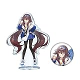 【原神】公式グッズ ローソンコラボ キャラクターアクリルスタンド 缶バッジ Genshin (胡桃)