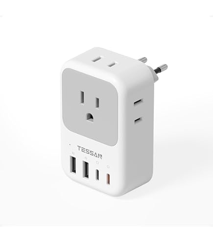 Amazon.co.jp: 韓国 変換プラグ cタイプ TESSAN 折りたたみ式 C型