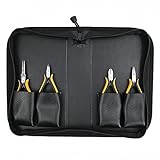 Wiha 32790 4-Piece ESD Safe Plier Set in Custom Case [並行輸入品]
