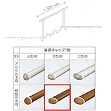 『セット販売』 YKK ap 歩行補助用手すり パルトナーUDフェンス1型 B型笠木 1スパンセット 手すり：樹脂カラー キャラメルチーク／プラチナステン