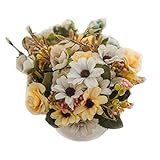 プラスチック偽の花鉢植えのリビングルームの装飾ホームインテリア
