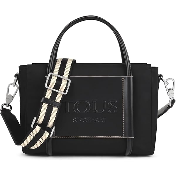 Amazon | [TOUS] トートバッグ KAOS SHOCK Lサイズ ブラック