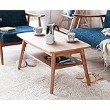 リビングテーブル/ダイニングテーブル 【長方形 幅90cm】 木製/タモ突板 棚付き 木目調 北欧風 ナチュラル【代引不可】 生活用品 インテリア 雑貨 インテリア 家具 テーブル その他のテーブル top1-ds-1747566-ak [