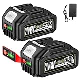 UPF マキタ 互換 バッテリー 18V/21V 4000mAh 二個セット 長時間作業可能 充電式 リチウムイオン電池 LED電池残量表示 互換 マキタ 18V バッテリー 21V マキタ電動工具用 多数保護機能搭載 小型 軽量 充電器付き PSE認証済み