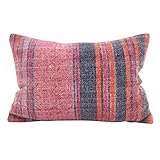 SARO LIFESTYLE Bohême コレクション ボーホーストライプ 長方形スローピロー/8414.M1220B 12インチ x 20インチ