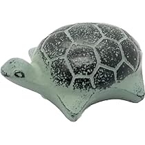 Amazon.co.jp: 岩鋳(Iwachu) 文鎮 亀 あお 本体サイズ(cm):6.5