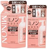 ミノン全身シャンプーしっとりタイプ つめかえ用 380mL 2個セット ボディソープ 敏感肌 肌あれ防止 保湿 乾燥対策 弱酸性 低刺激性 【医薬部外品】