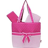 Seersucker Pattern Print 3pc set Diaper Bag by NGIL [並行輸入品]