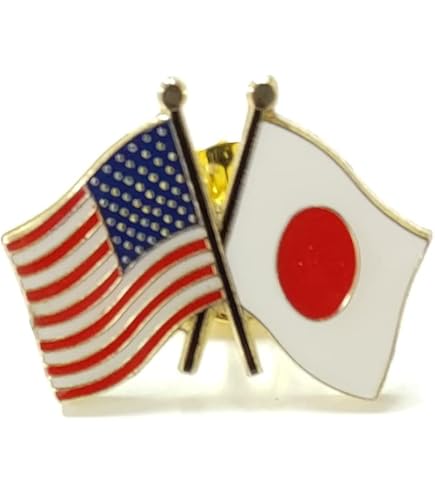 Amazon | 国旗ピンバッジ（日本・メキシコ友好旗） | バッジ