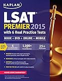 Cover of Kaplan Lsat Premier 2015 With 6 Real Practice Tests