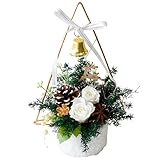 花由 プリザーブドフラワーのクリスマスツリー　ノエルホワイト