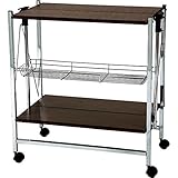 フォールディングワゴン　 [W68 x D41 x H71cm　収納時：W68 x D7.5 x H89cm] 家具 収納家具 サイドワゴン