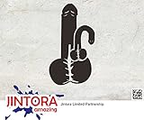 JINTORA ステッカー/カーステッカー - Me you - あなたは私です - 190x70mm - JDM/Die cut - 車/ウィンドウ/ラップトップ/ウィンドウ- 黒