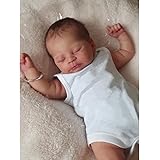 Lonian 赤ちゃん 人形 20インチ 50cm リボーンドールリアルな眠れる人形 生まれたばかりの赤ちゃん 女の子男の子 0～6ヶ月のベビードール リアルな人形 子供のための最高のギフトおもちゃ (ホワイト)