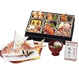 伊勢神宮外宮奉納 お食い初めセット 爛々 煌（らんらん きらめき）鯛 料理 歯固めの石付 冷凍 国産天然真鯛 (煌 きらめき（女の子用）【冷蔵】)