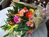季節のお花おまかせ花束B(カラフル)「誕生日」「お祝い」「花の産地千葉県館山から」