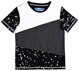 Kapital K Baby Boys ' 3色ジャージーカラーブロックTee カラー: ブラック