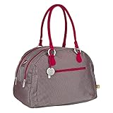 Lassig Bowler Style Diaper Bag Shoulder Bag Handbag Tote-Bag includes Matching Insulated Bottle Hold