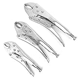 Stalwart 75-3530 Hawk 3-Piece Professional Quality Lock Grip Set [並行輸入品]