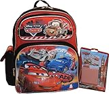 Disney Pixar Cars Deluxe 14" School Backpack With Bonus Notepad & Pen [並行輸入品]