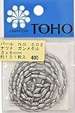 TOHO ナツメパール 約3×6mm カルトラ 約101ヶ入り No.201