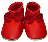 Bellio オーガニックレザー ベビーファーストシューズ ロゼット RD 20/21