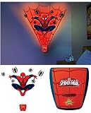 Marvel Ultimate Spiderman Wall Light with Decals and Sound - Kids [並行輸入品]