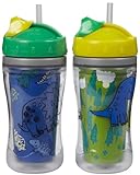 [プレイテックス]Playtex Insulator Straw Cups 2pc/保温 ストローカップ 2本セット トレーニングマグ ボトル