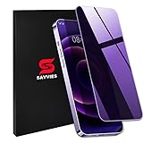 iPhone 17 Pro Max フィルム 覗き見防止 ブルーライトカット 強化ガラス 保護フィルム 耐衝撃 ガラスフィルム 全面保護 硬度9H 指紋防止 高透過率 気泡レス 自動吸着 日本旭硝子製素材 飛散防止対応 薄型 (ブラック)