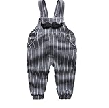 (チェリーレッド) CherryRed 子供 ベビー キッズ 女の子 男の子 ロンパース ロングパンツ サロペット オールインワン 80 ダークグレー