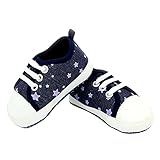 Tovadoo ベビーシューズ スリッポン スニーカー 男の子 女の子 秋 旅行 通学 星柄 ファッション 可愛い 室内 歩行練習 柔らかい ギフト 0-12ヶ月