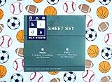 Max Studio Kids 3 Piece Twin Sheet Set Sports Balls Soccer Footballs Baseballs Basketballs [並行輸入品]