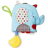 SKIP HOP ベビー 動物布絵本 赤ちゃん キッズ ソフトブック お出かけも ゾウ 対象0～36ヶ月 (blue)