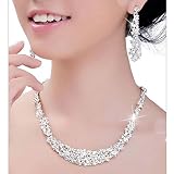 sameno ADULT_COSTUME US サイズ: 1x Necklace 2x earrings カラー: ホワイト