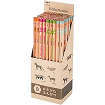 Amazon | トンボ鉛筆 かきかた鉛筆 B ハローネイチャー どうぶつ
