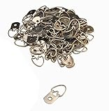 Accessbuy 100個Heavy Duty Dリング画像ハンガー1つ穴with Screws