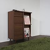 XST 幅68cm マガジンラック 電話台 ファックス台 北欧 TEL台 FAX台 国産 日本製 木製 リビングボード ルーター収納 おしゃれ モデム収納 可能 オフィス