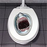 ハロウィンSharkトイレシートカバーCling装飾