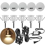 FVTLED 階段ライト 歩道ライト DC12V 1.1W 埋め込み穴径30㎜ 防水 アルミ合金 夜間照明 階段ステップ 階段 廊下 玄関 (C1-03(10pcs))