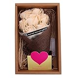 Fantasy sheep 枯れない花　ソープ　フラワー　花束　石鹸　７本 (シャンパン色)