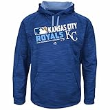 MLBメンズBig and Tall on - field team choice Streak Therma Base Fleece Hoodie ( 3 x l , Kansas City Roy