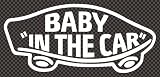 ステッカータウン VANS風 BABY IN THE CAR ベビーインカー A ホワイト