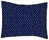 SheetWorld Crib / Toddler Percale Baby Pillow Case - Percale Pillow Cases - Primary Colorful Pindots