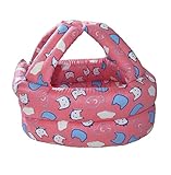 globalzakka ベビースポンジヘルメット 頭部の保護に安心 ピンク ねこ