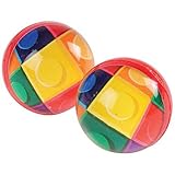 [ブルーグリーンメロディ]Blue-Green Novelty Colored Building Block Brick Bouncing Balls / 32mm Lego Design By Bl